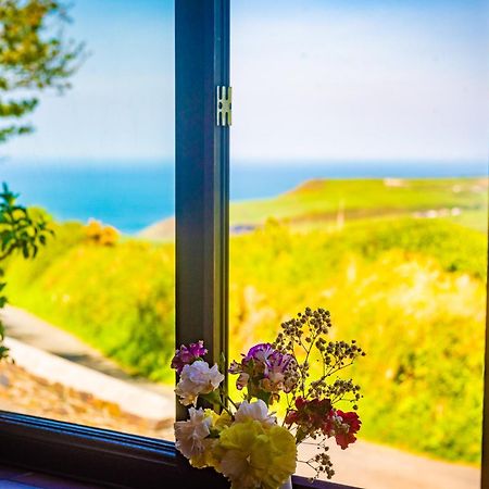 Polrunny Farm Elderberry Cottage With Sea View Boscastle Esterno foto
