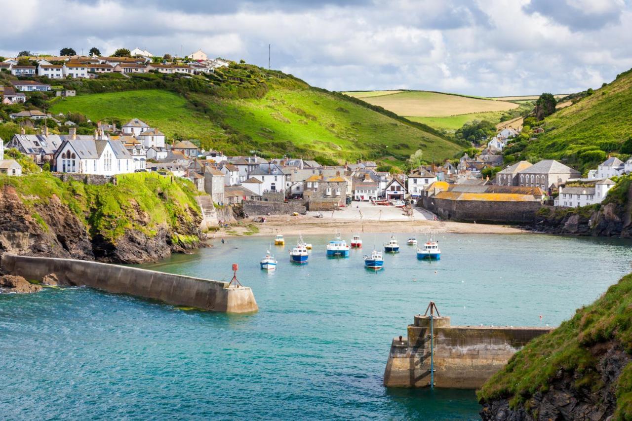 Polrunny Farm Elderberry Cottage With Sea View Boscastle Esterno foto