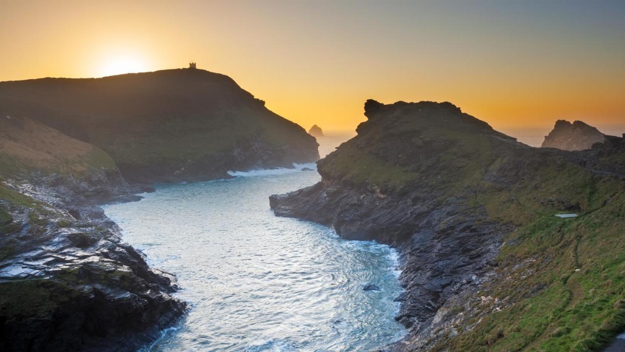 Polrunny Farm Elderberry Cottage With Sea View Boscastle Esterno foto