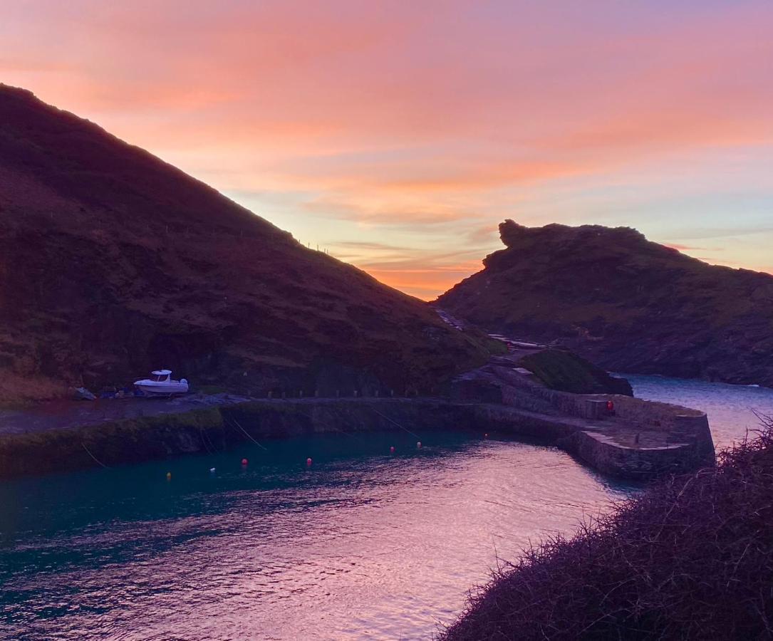 Polrunny Farm Elderberry Cottage With Sea View Boscastle Esterno foto