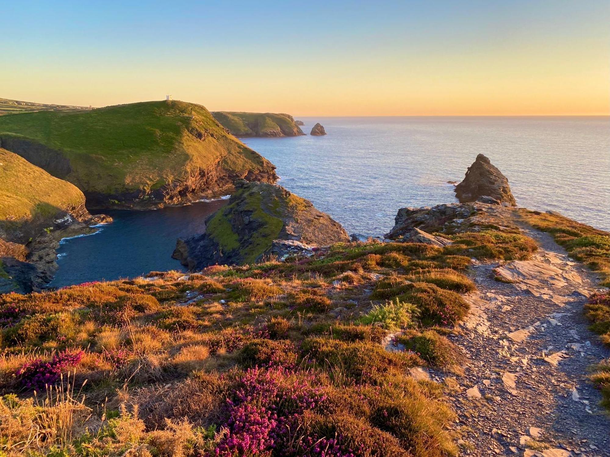 Polrunny Farm Elderberry Cottage With Sea View Boscastle Esterno foto