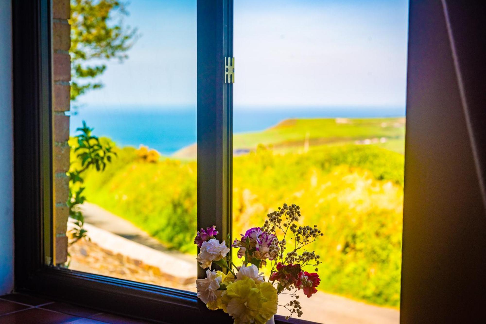 Polrunny Farm Elderberry Cottage With Sea View Boscastle Esterno foto