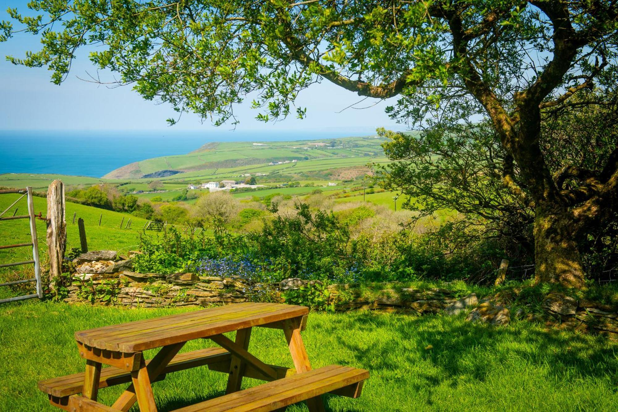 Polrunny Farm Elderberry Cottage With Sea View Boscastle Esterno foto